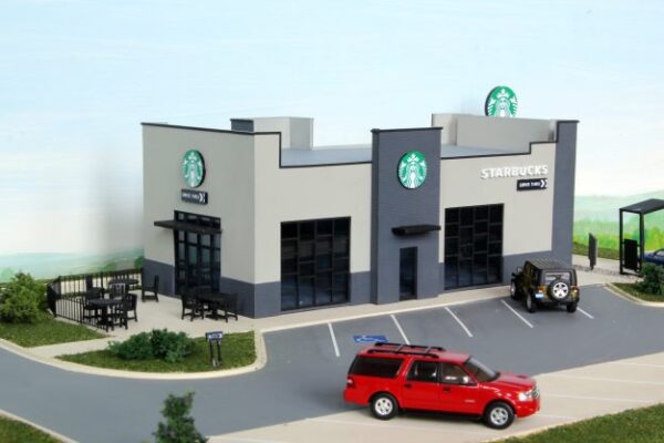 #ST-001 Starbucks Coffee in HO scale