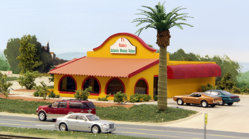 #TB-RP1 Mexican Restaurant HO scale