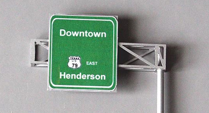 #HS-SK1 Highway cantilever sign kit, 1-lane