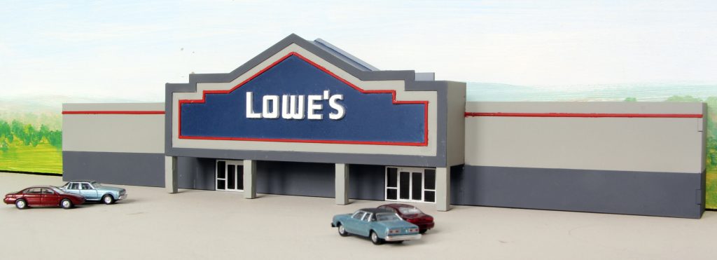 #LO-002 Lowe’s backdrop building