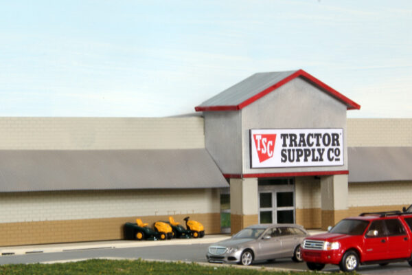 TS-002 Tractor Supply Co. backdrop building in HO scale